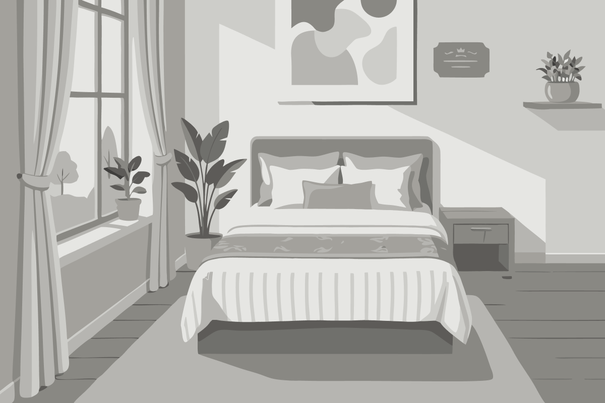Connecting Rooms with Four Queen Beds, One Bunk Bed and One Twin Bed